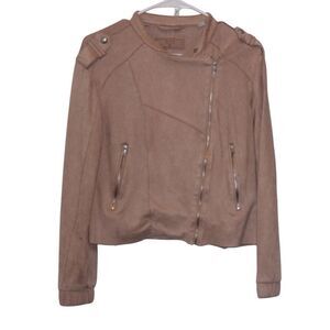 BLANKNYC suede moto  Jacket dusty pink Women Size XS